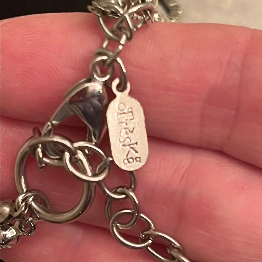 Treska signed Necklace large faux tooth - Picture 7 of 7